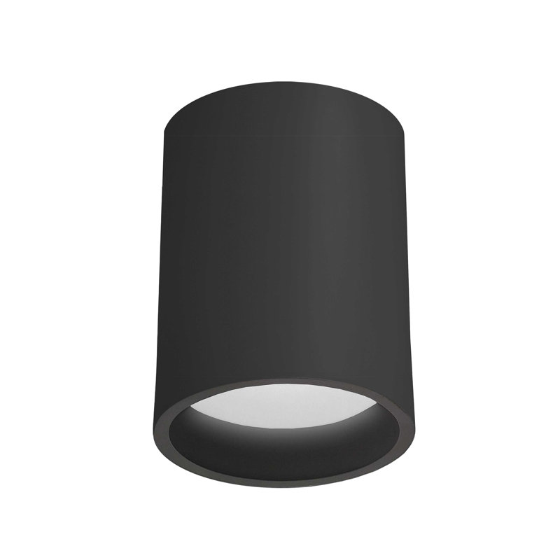 Greely Acrylic LED Flush Mount, Matte Black