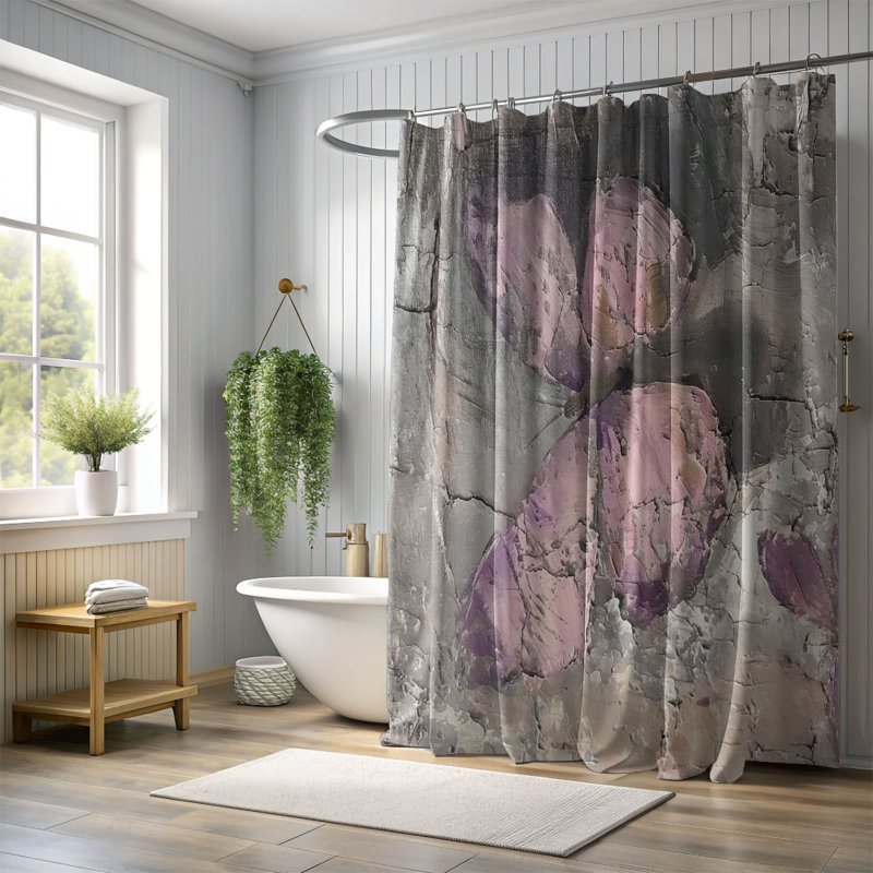 Rideau de douche Lietz, H 74 po x l 71 po