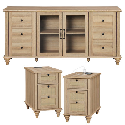 Hebersham 3 - Piece Living Room Table Set by Darby Home Co