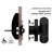 WAVE 18 in. x 1.25 in. Grab Bar, ADA Compliant for Bath and Shower Safety (500 lb. Capacity) in Matte Black-125361705-125361702