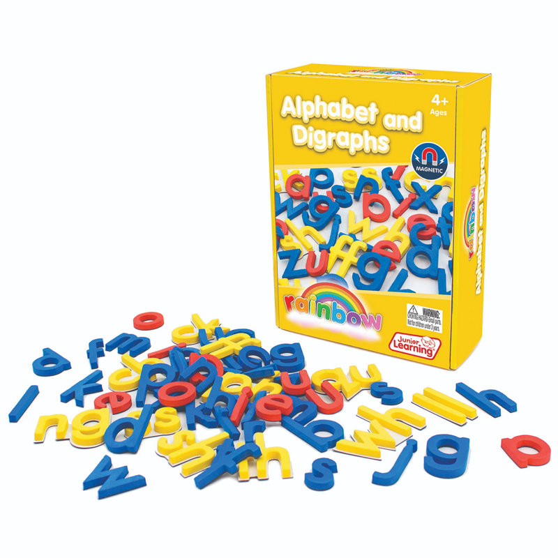 Rainbow Alphabet and Digraphs Magnetic Activities Learning