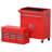 8 Drawers Rolling Tool Chest, 2-in-1 Detachable Metal Tool Cabinet with Lockable Wheels-507109354