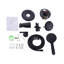 Robinet de douche à 7 jets avec pomme de douche double 1,8 GPM et bec de baignoire (valve incluse)-111009617