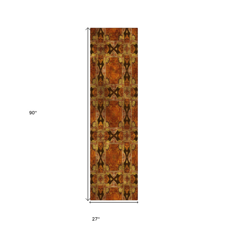 Tapis de couloir intérieur antidérapant 8 pi