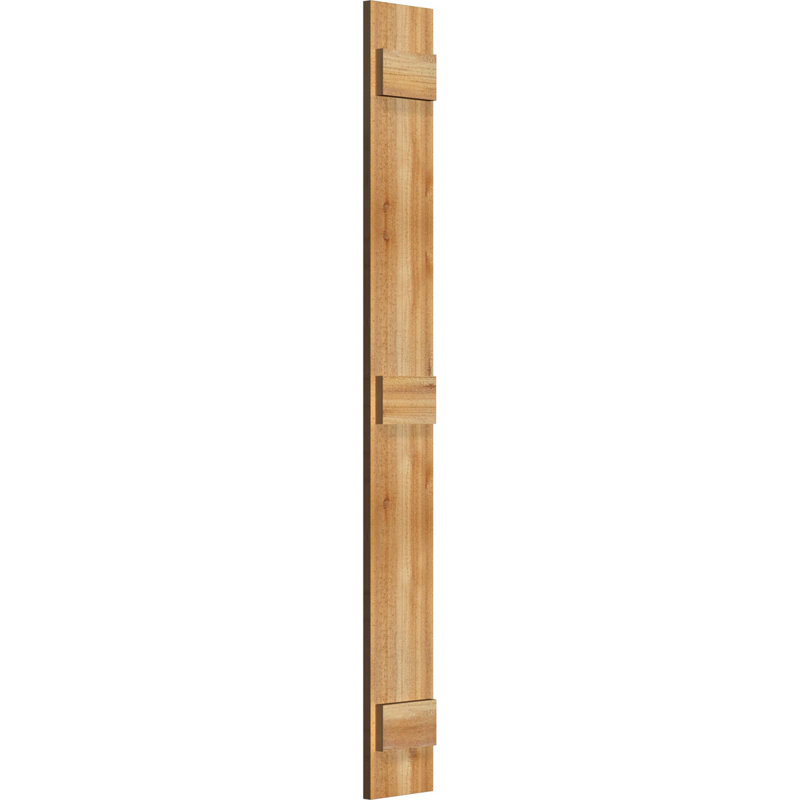 TimberCraft 5 3/8 "planches jointes à panneaux n-batten, cèdre rouge de l'Ouest (par paire), 26 7/8 po, 58 po