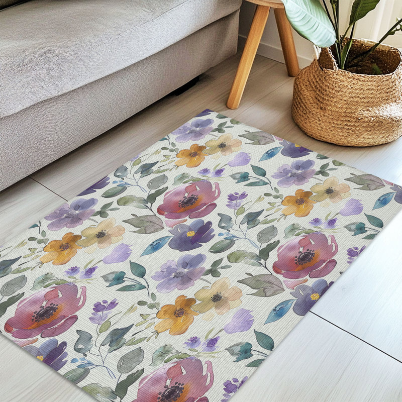Tapis tressé Blossom Burst, Rectangulaire 3 pi x 5 pi