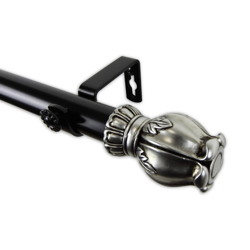 Tringle à rideaux simple Shumaker, l 48 po à 84 po