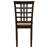 Pecoraro Lattice Back Dining Side Chair Cappuccino