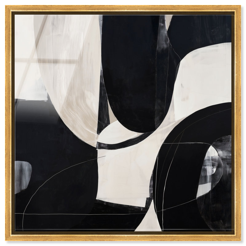 Tableau mural encadré « Arche ombrée » (Acrylique), par Art Remedy, cadre doré, 50 x 50 cm, H 21 po x l 21 po