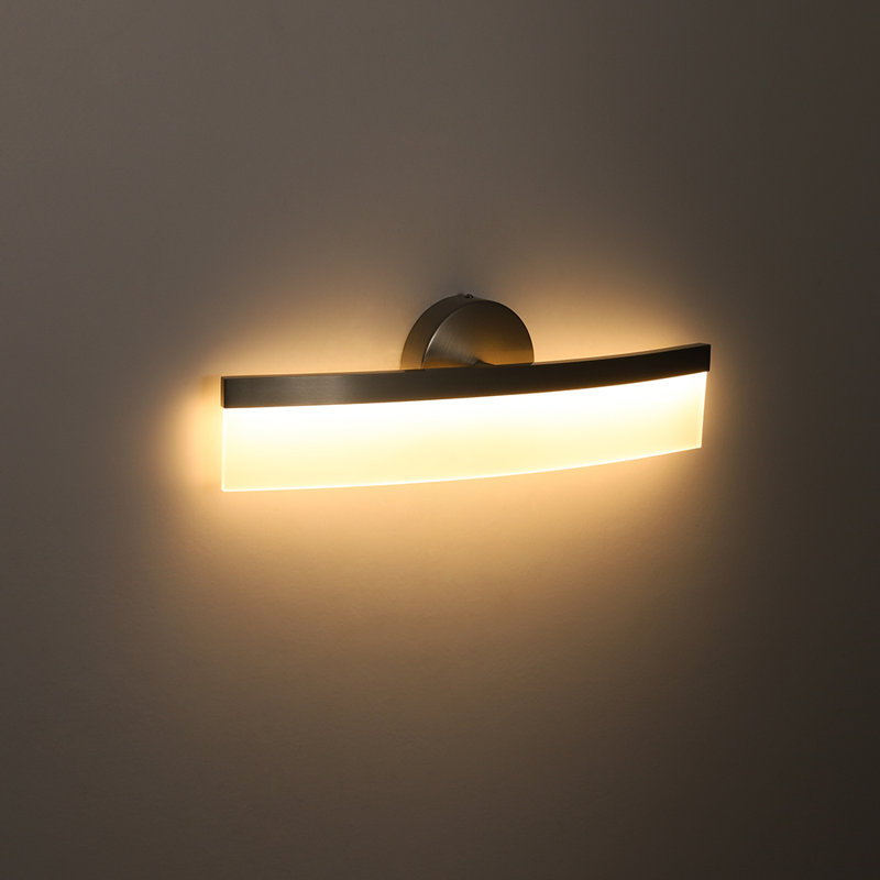 19.7'' 1 - Light Dimmable Curved Led Bath Bar