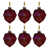 Lustre rouge sélectionné