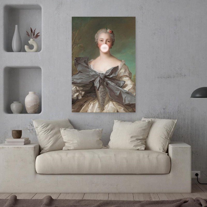 Art contemporain Portrait contemporain, H 36 po x l 24 po