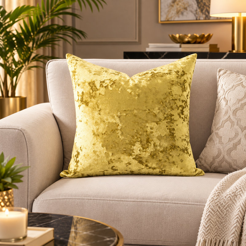 Housse de coussin Luxembourg 22X22, Doré