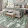 Sarah Modern Abstract Machine Washable Area Rug with Non-Slip Backing