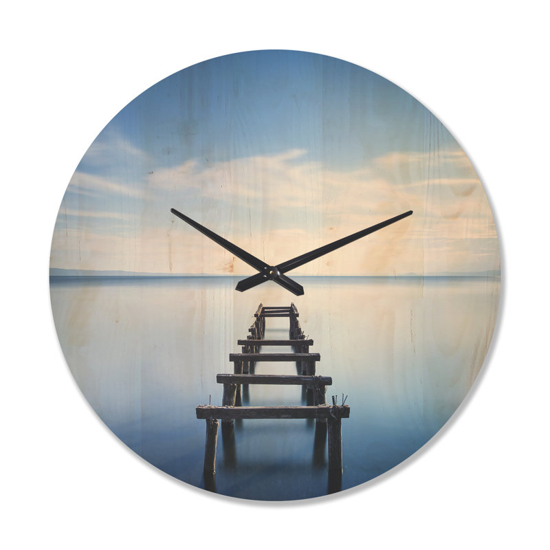 Horloge murale jetée dans le lac, Très grand