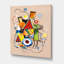 Coloured Geometric Abstract Compositions I - Reproduction de dessin sur toile tendue-59540302