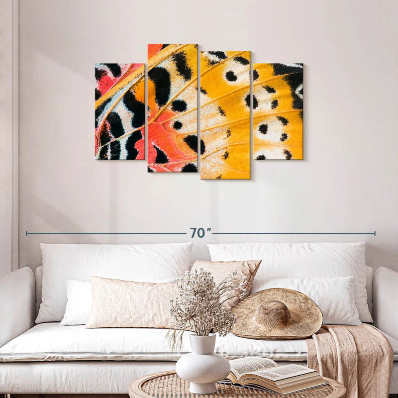 Brampt Butterfly Wing, 27" H x 43" W