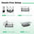 119cm Rectangular Portable Folding Table