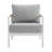 Urgeon 4 Piece Outdoor Seating Set in Aluminum and Teak with Cushions-56436458-56436459