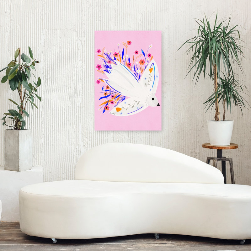 Print, 152.4 cm H x 101.6 cm W, Pink