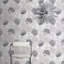 Papier peint Marlon Charcoal Hexagon Tiles