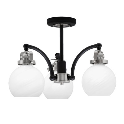 Easton 3 Light Semi-Flush With 5.75"