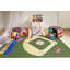 Tapis de jeu de baseball pour enfants Furnish My Place 710 | Salle de bain et salle de classe de la maternelle | Baseball rectangle au sol | Revêtement en caoutchouc antidérapant | Vert-2127171440