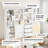 70.9'' H X 94.48'' W Book Cabinet Storage Bookcase Set-33658129