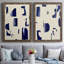 «Fragment Abstraction I», impression sur toile 2 pièces-469921302-469921297