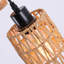 3 - Light Rattan Cluster Cylinder Pendant