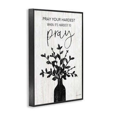 «Pray Your Hardest», estampe numérique par Annie Lapoint
