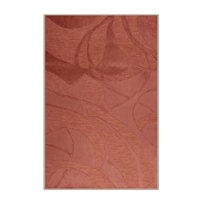 Tapis abstrait lavable à la machine