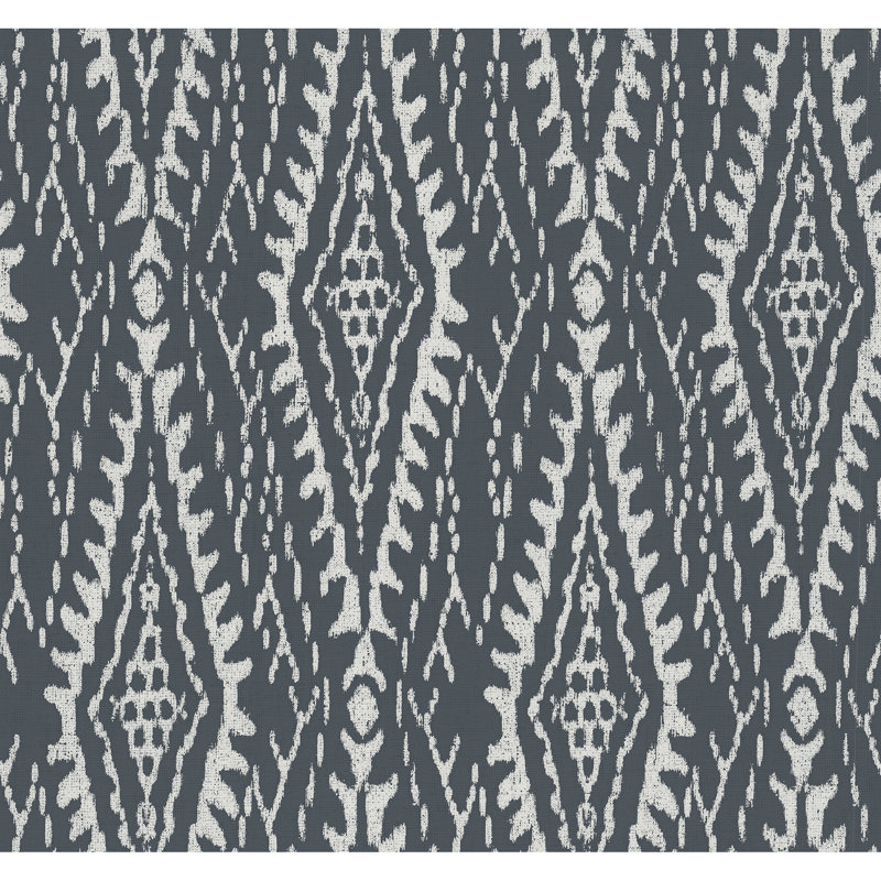Rouleau de papier peint lisse L 27 pi x l 27 po Rousseau, Gris anthracite
