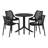 4 Person Outdoor Round Dining Set-1862455448