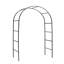 Treillis d'arche de jardin en métal - treillis de tonnelle réglable, structure en acier thermolaqué, idéal pour les plantes grimpantes et les décorations de mariage / jardin