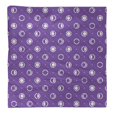 Serviette de coton deux couleurs en lune à phases Noira Gothard