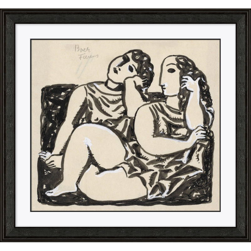 Two Seated Women Print by David Phoenix