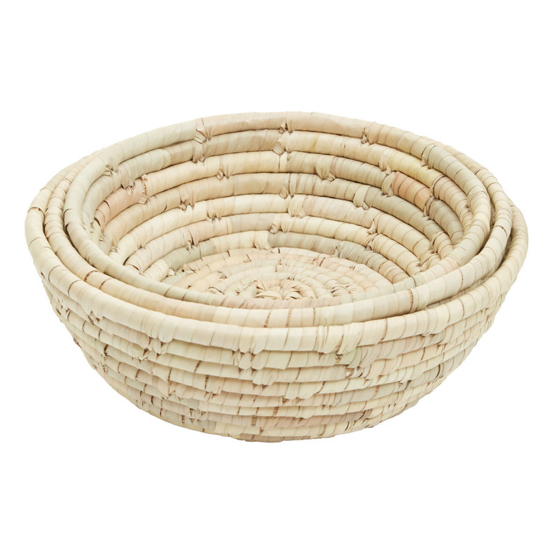 Highland Dunes Wicker Decorative Basket