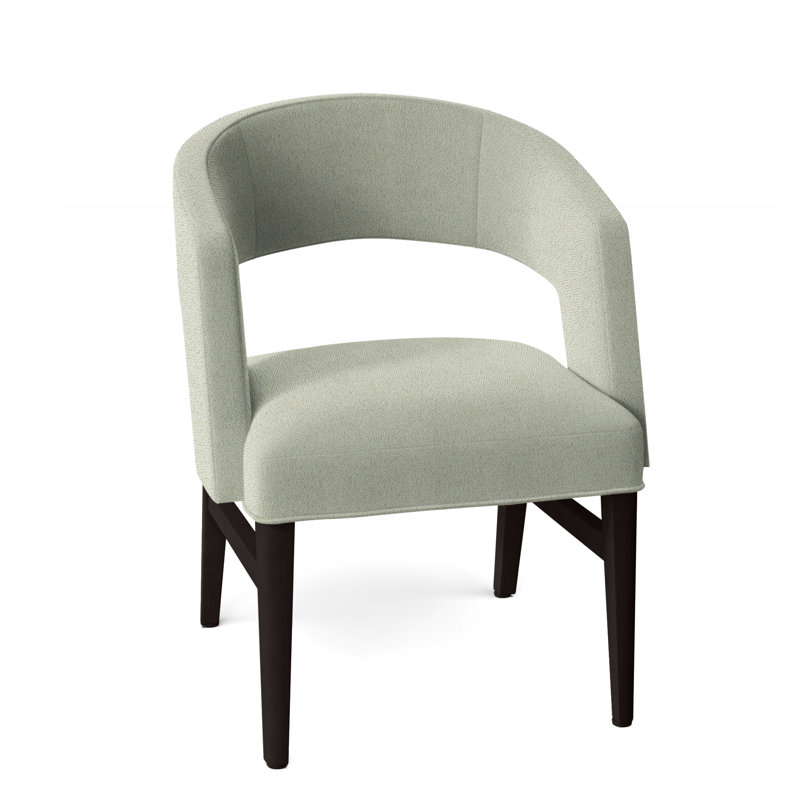 Chaise avec accoudoirs Bryant, Espresso, 8794 Parchemin