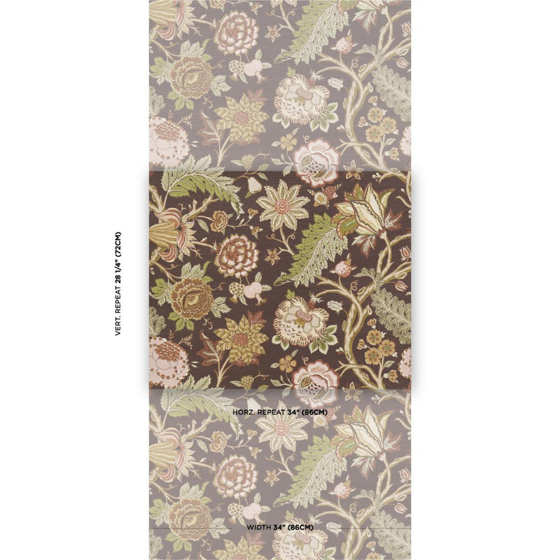 Darsy Tree Of Life Sisal Wallpaper, Sepia