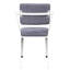 Chaise de bureau rembourrée à dossier ouvert avec design respirant et confort moelleux pour les espaces de travail modernes-116625465