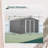 10x10 FT Metal Garden Shed for Backyard, Outdoor Storage Shed with Lockable Doors & Durable Frame, Utility Tool Storage – floor not included-112008459
