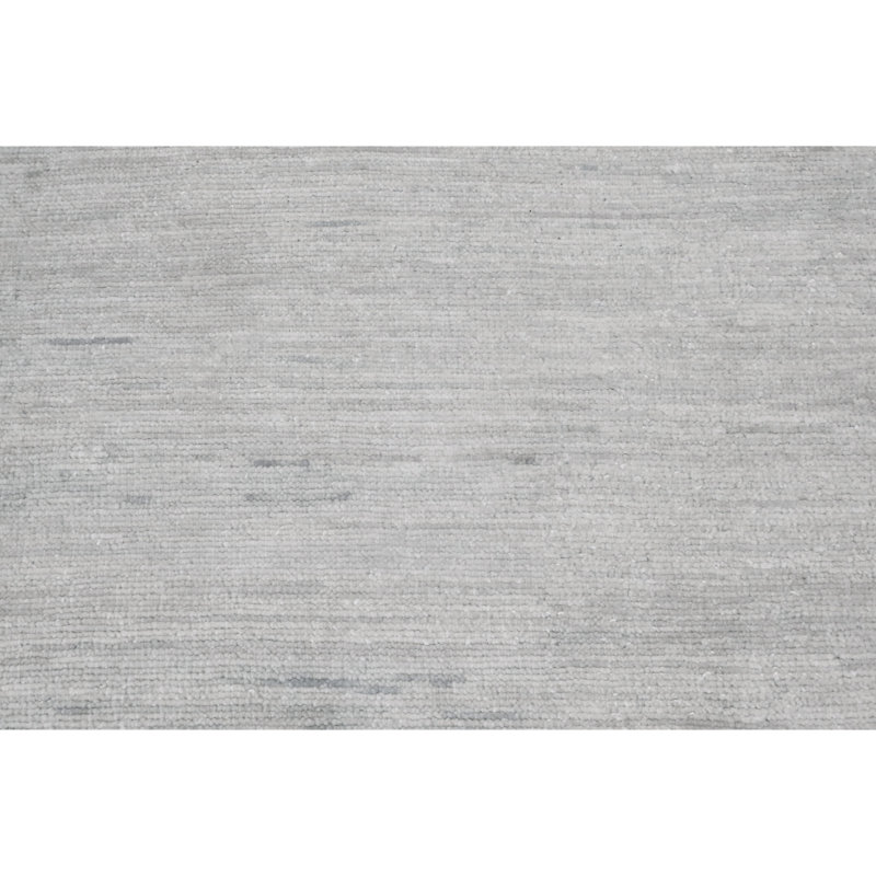 Hand Knotted Wool Area Rug in Beige