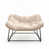 Polyester blanc crème est en rupture de stock