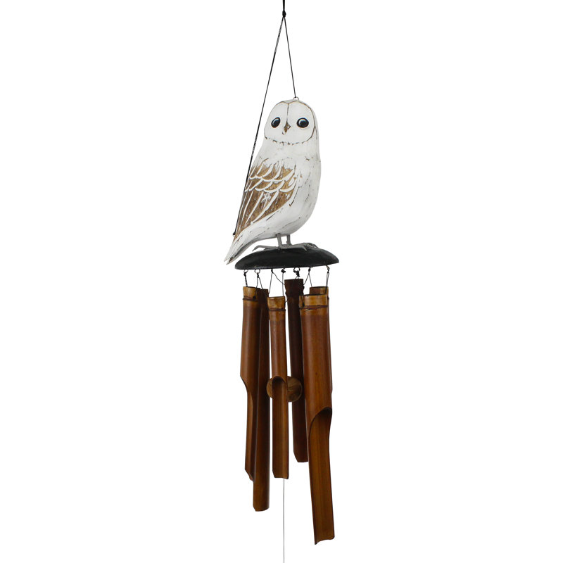 Carillon en bambou avec clin d’œil Snowy