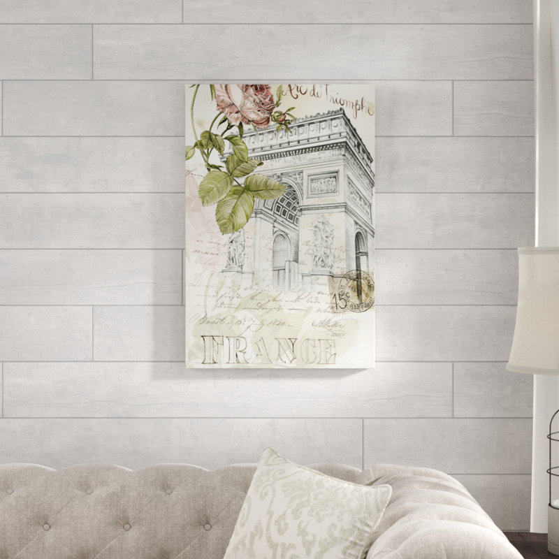 Reproduction d'art graphique sur toile Paris S Croquis II par Jennifer Paxton Parker, H 30 po x l 20 po, Toile tendue