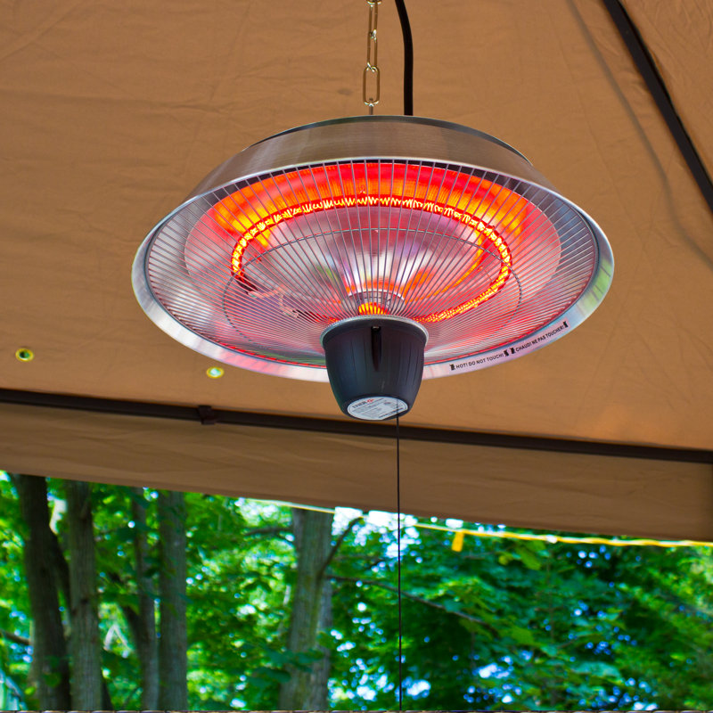 Chauffe-terrasse électrique suspendu