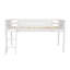 Lit mezzanine bas polyvalent avec échelle convertible, idéal pour une chambre à coucher amusante et fonctionnelle, assemblage inclus-2133610970