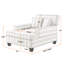 Chaise longue rembourrée en tissu 39,76 po-2002472269