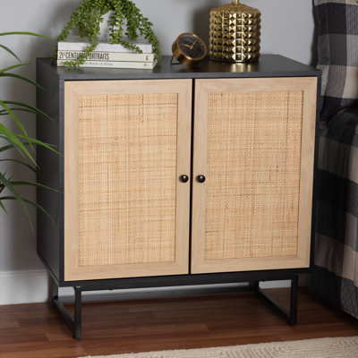 Armoire d'appoint ronde à 2 portes Bigner